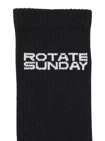 Rotate Sunday Socks With Logo Black White 2 Pack Shop Online Hos Blossom